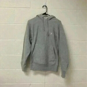 Champion reverse weave heavier light grey hoodie in size small